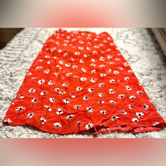 ‼️RARE‼️🎸MAEVE🎸🔥NWT🔥THE LILLE SIDE-SLIT MIDI SKIRT—6 - Picture 13 of 15